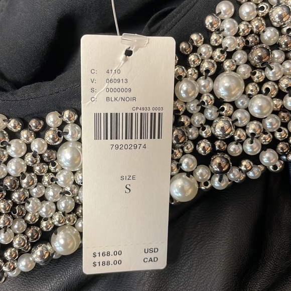 New Women’s Maeve Faux Leather Puff-Sleeve Blouse By Anthropologie!!🔥🔥🔥 - Picture 16 of 16